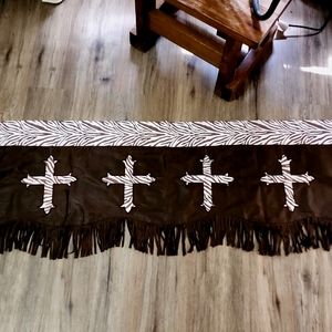 Set of 2 H & H Designs Western Zebra Cross Valences NWOT